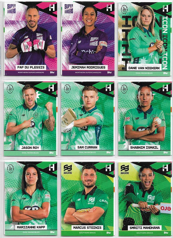 Topps 2022 The Hundred (40) + Specials