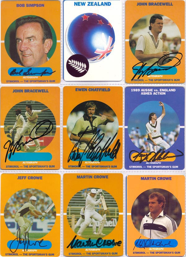 Scanlens Stimorol 1989-90 Aus/NZ/Pak/SL (84)