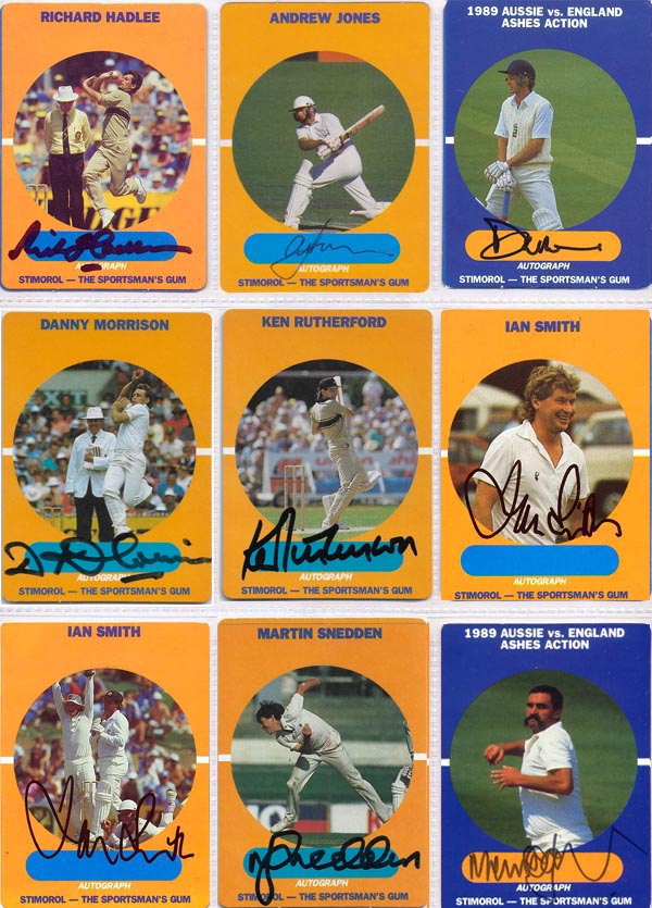 Scanlens Stimorol 1989-90 Aus/NZ/Pak/SL (84)