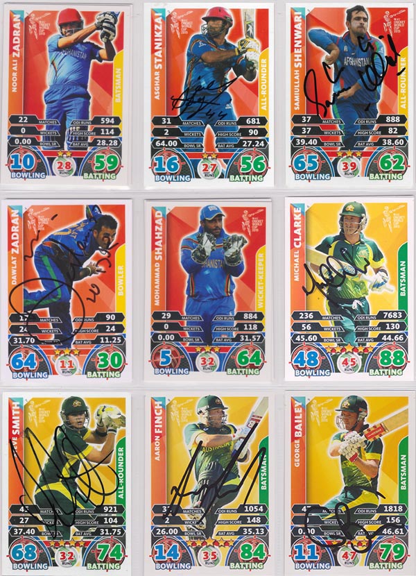 Topps 2015 Cricket Attax World Cup (208)