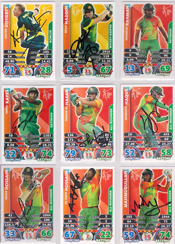 Topps 2015 Cricket Attax World Cup (208)
