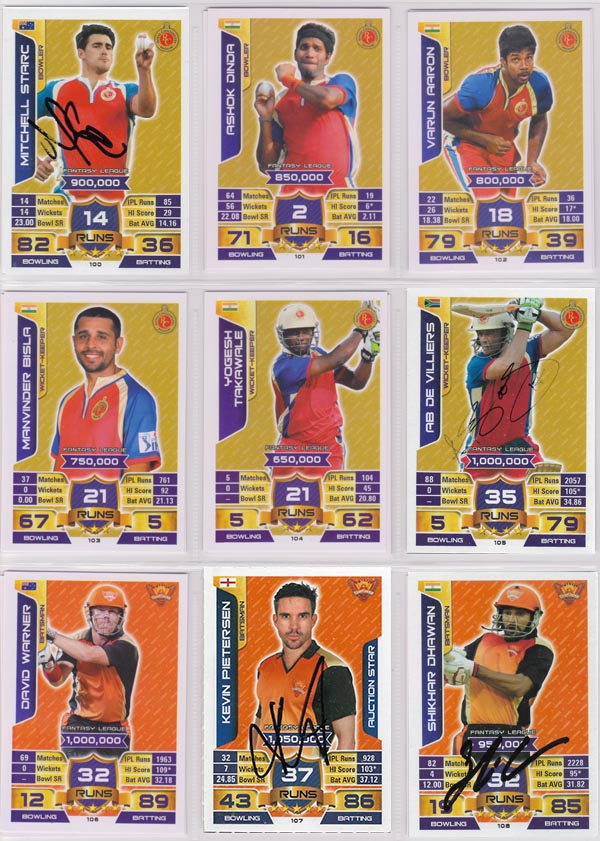 Topps 2015 Cricket Attax IPL (178)