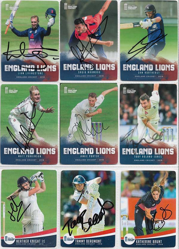 Tap N Play 2018 England Cricket Cards (100) + Specials
