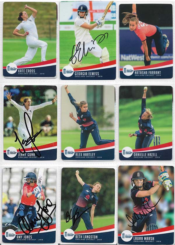 Tap N Play 2018 England Cricket Cards (100) + Specials