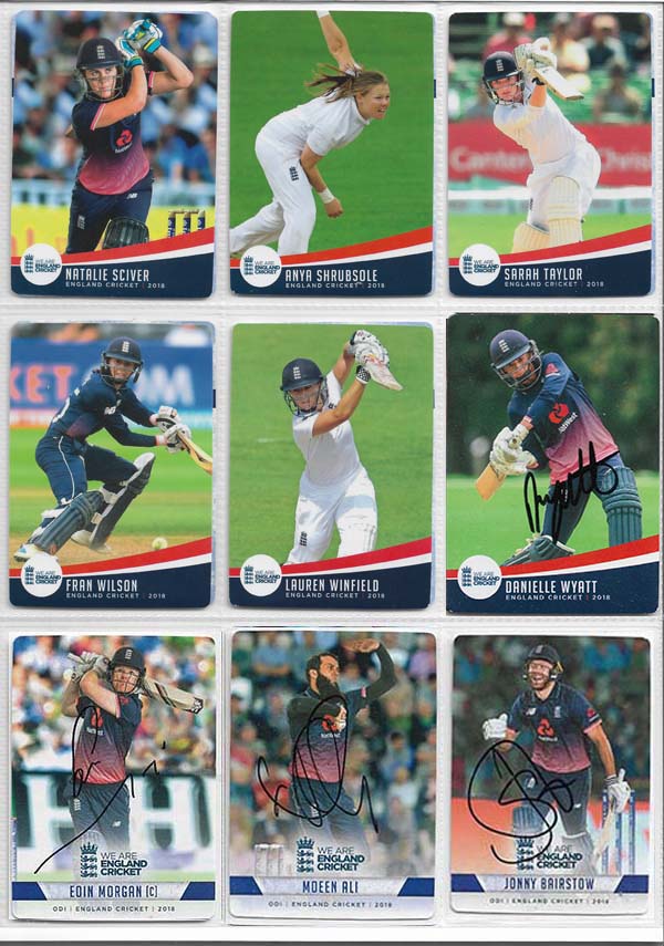 Tap N Play 2018 England Cricket Cards (100) + Specials