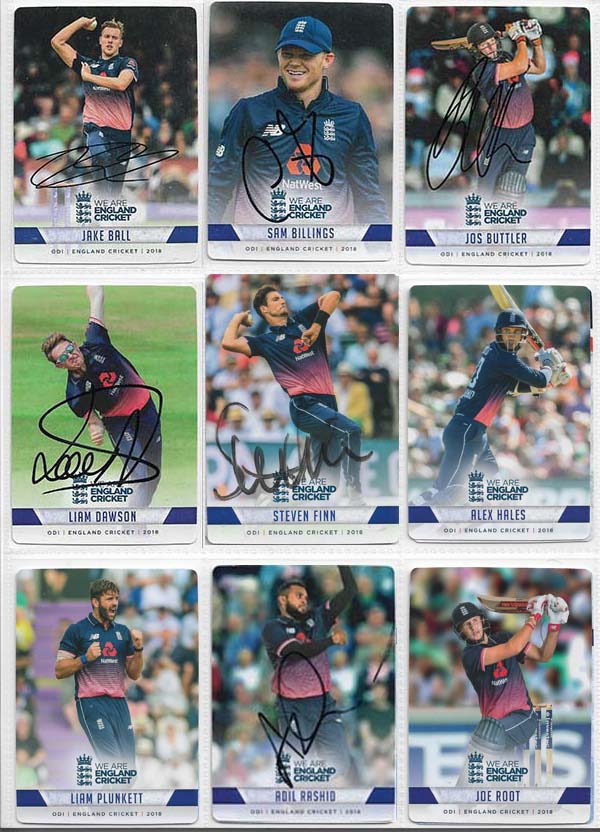 Tap N Play 2018 England Cricket Cards (100) + Specials