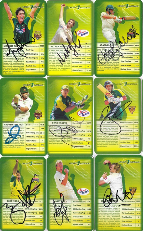 Top Trumps Specials 2005 Cricket Australia (30)