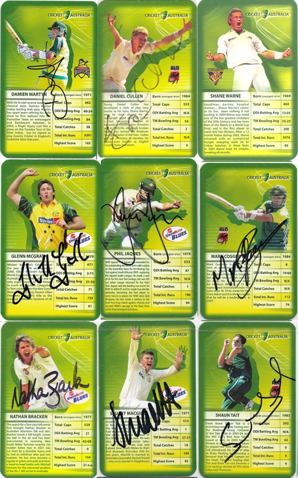 Top Trumps Specials 2005 Cricket Australia (30)